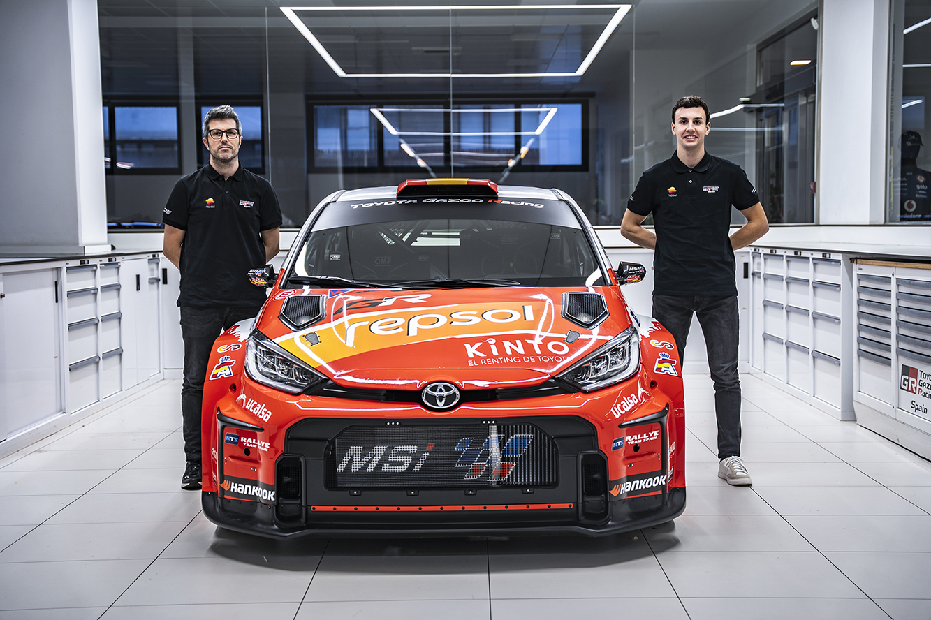 Así serán los colores del GR Yaris Rally2 de Alejandro Cachón y Borja Rozada en el WRC2 2026