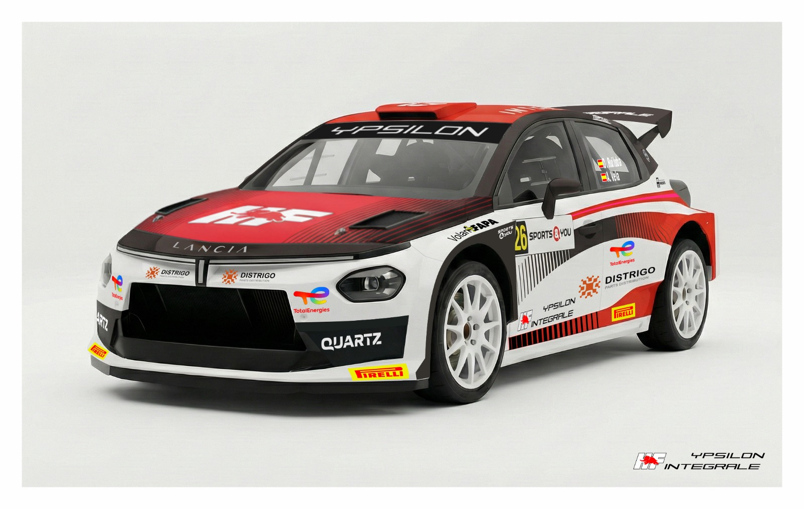Lancia Corse España se inscribe al S-CER con Diego Ruiloba y el nuevo Lancia Ypsilon Rally2 HF Integrale